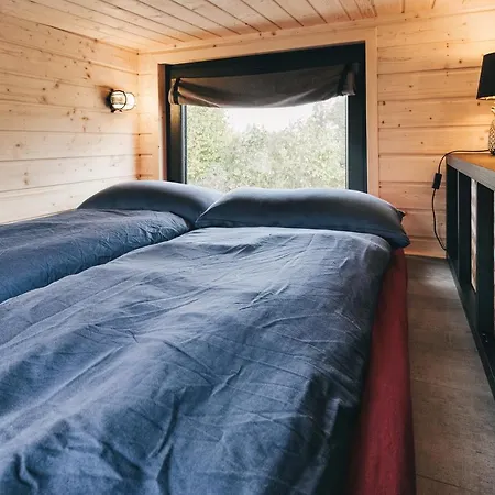 Idyllisches Tiny House Mit Sauna Löbau Exterior foto